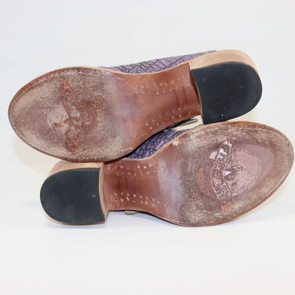 Freebird by Steven Caprice Sandals Purple Silver Leather Size 9 - Picture 5 of 6